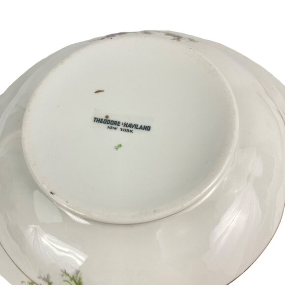 Theodore Haviland, NY ROSALINDE 10” Round Covered Serving Bowl - Picture 8 of 9